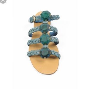 Nine West Teal Sandals
